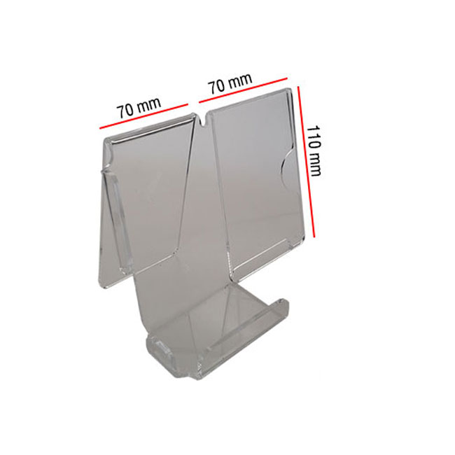 Agosistem porta cellulare espositore plexiglass 14,5x10 cm