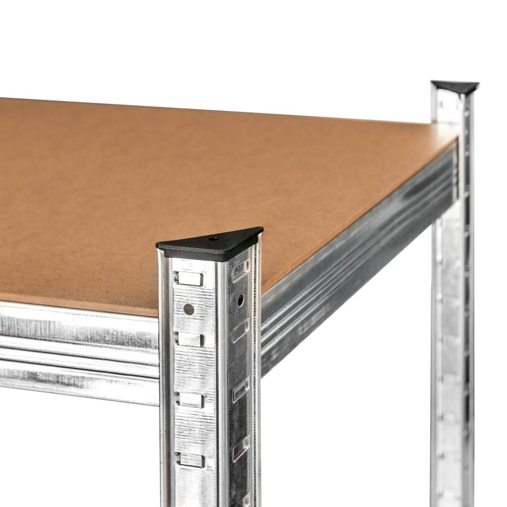 Mega-M Basic scaffale magazzino 180x90x40 4 ripiani zincato 175 kg