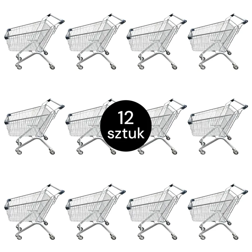 Mega-M YR 95L carrello spesa 50 cm set 12 pezzi