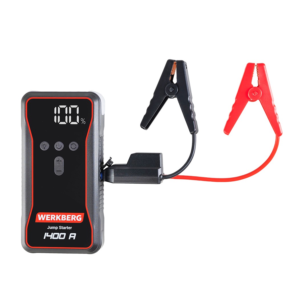 Werkberg AL002 avviatore batteria 18000mAh con compressore