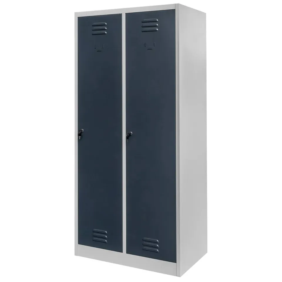 Mega-M armadio spogliatoio 2 ante L80 cm grigio grafite