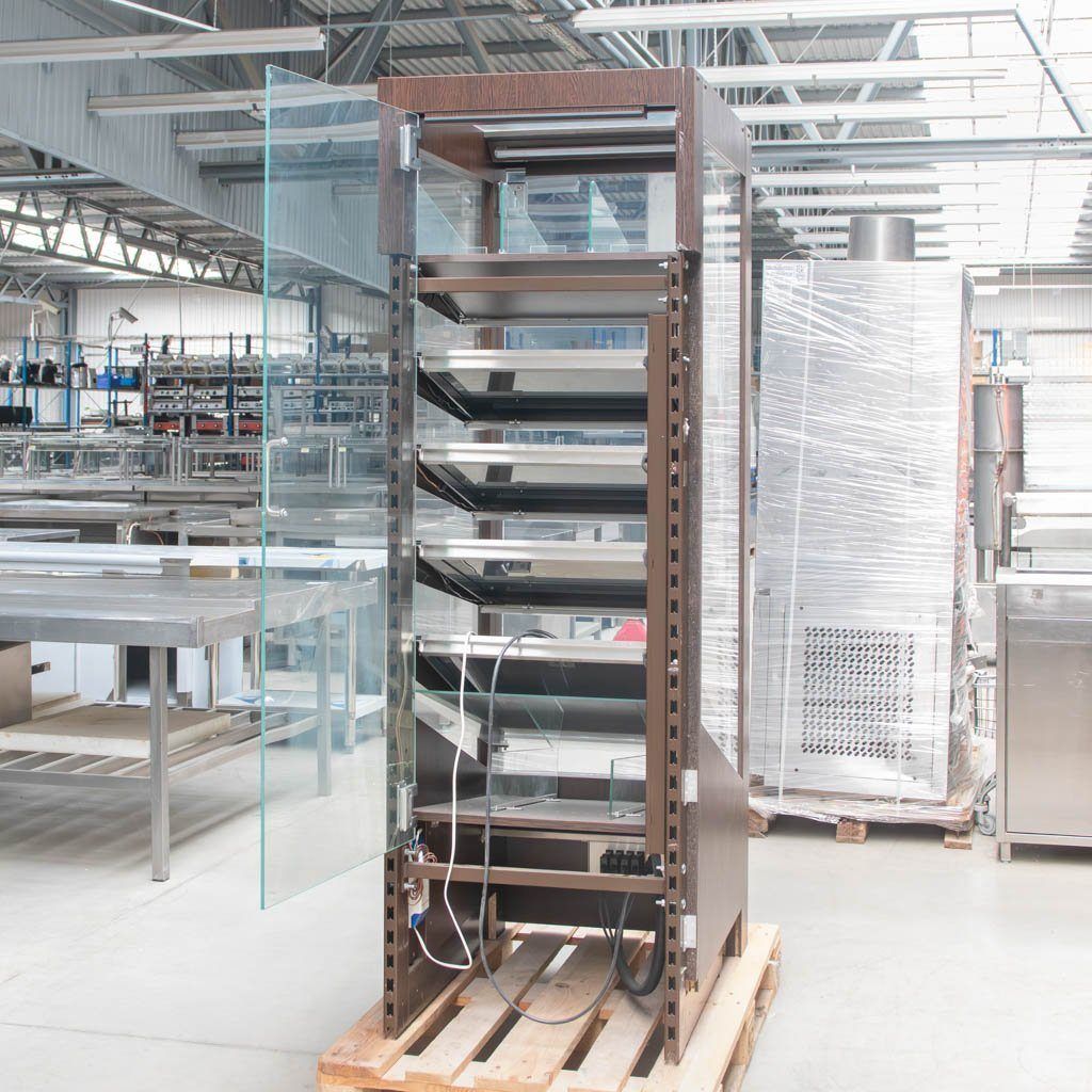 Seif Vetrina Riscaldata MDF Vetro 68x87x200 cm