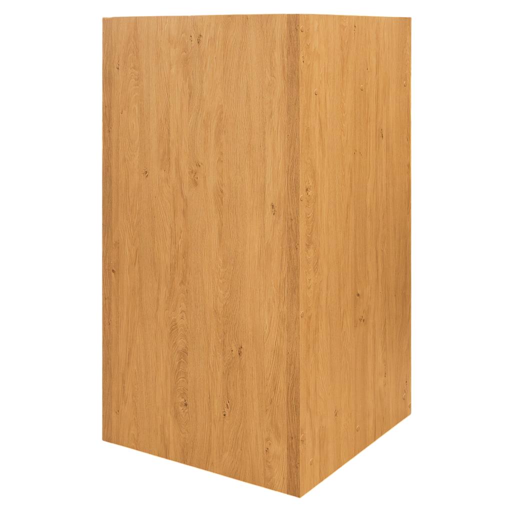 Mega-M Mobile portavassoi con pattumiera rovere pietra 62cm