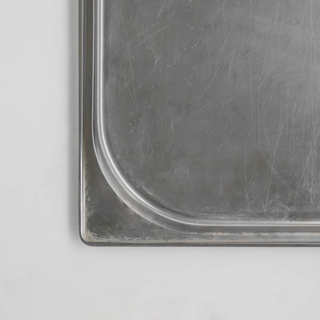 Vaschetta GN 2/3 contenitore inox 35,3x32,5x2 cm