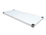 Agosistem Piano Lamiera 90x35 cm Scaffale Filo Cromato