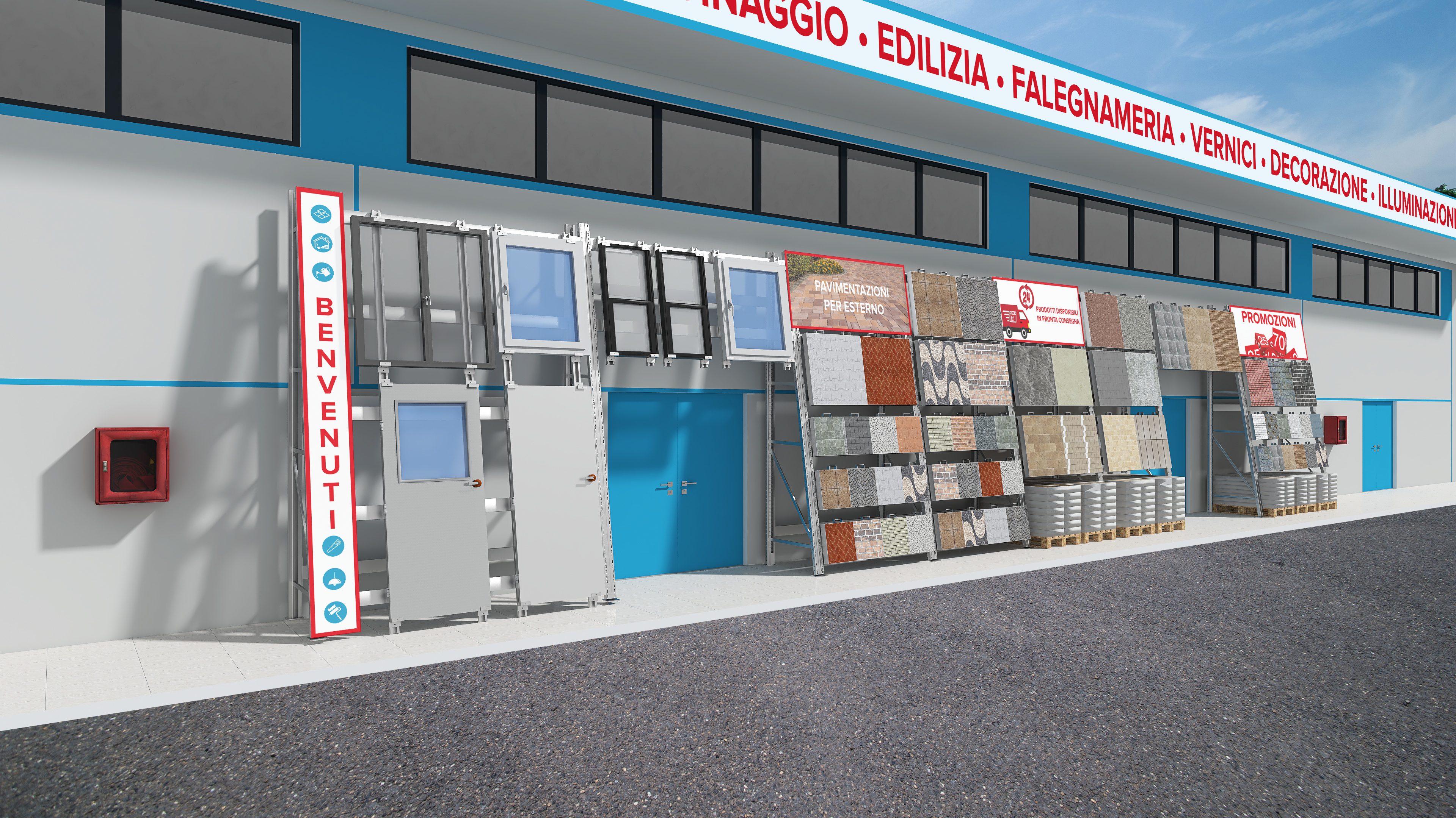 Design89 Scaffale Centro Edile