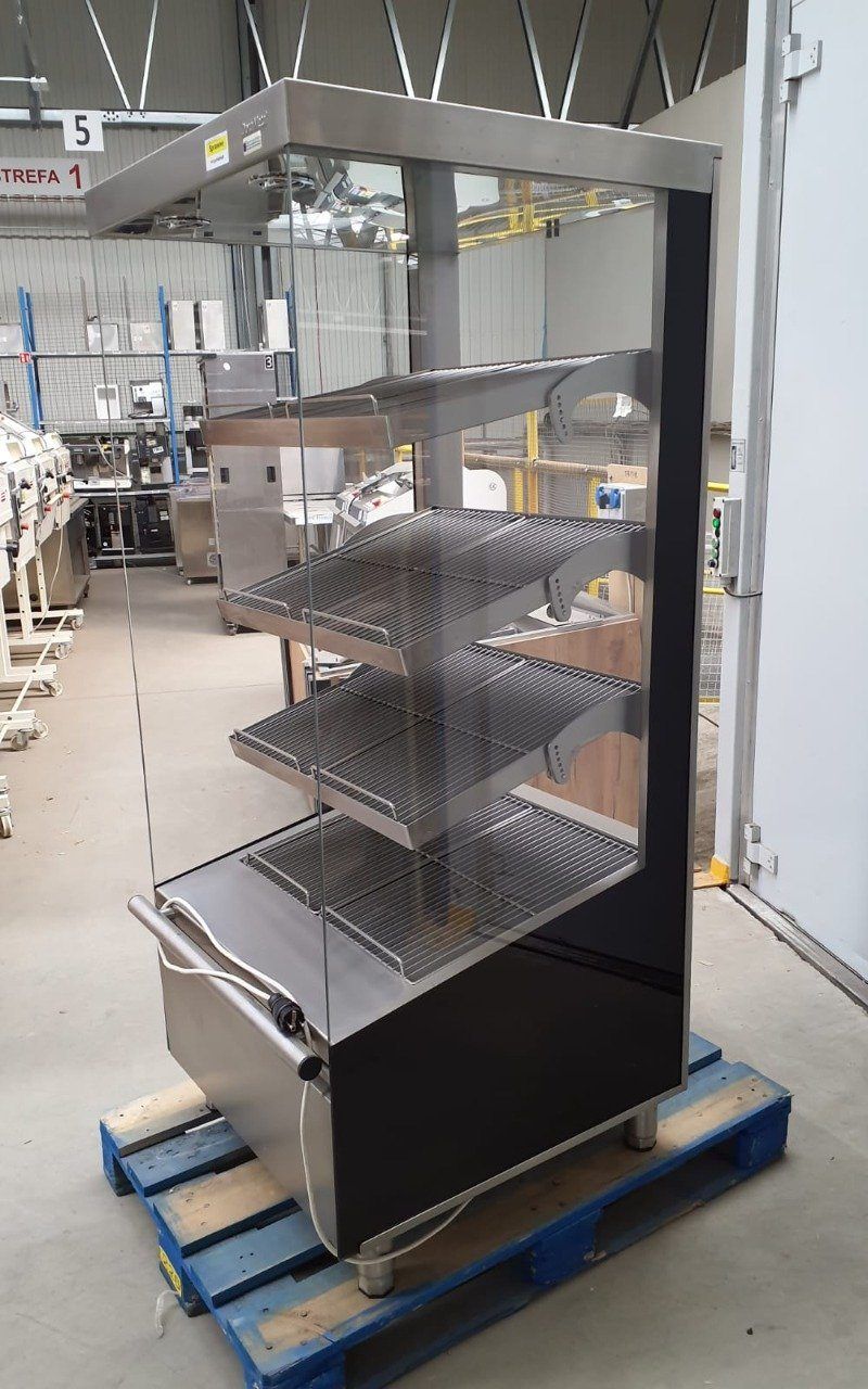 Dora Metal DM 99001 vetrina riscaldata passante 73x82x180