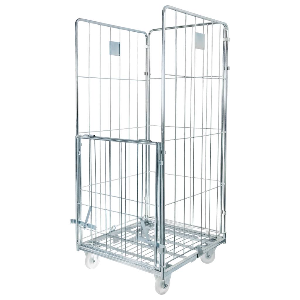 Mega-M Universal roll container zincato 4 pareti 500 kg