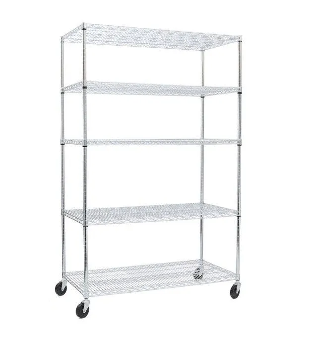 Seville Classics UltraDurable WEB564 scaffale metallo 5 ripiani