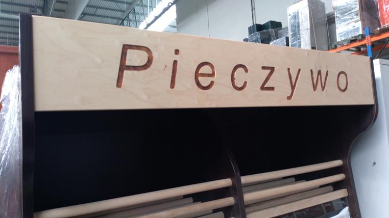 Scaffale pane 200x100x50 cm noce scuro con LED e plexiglass