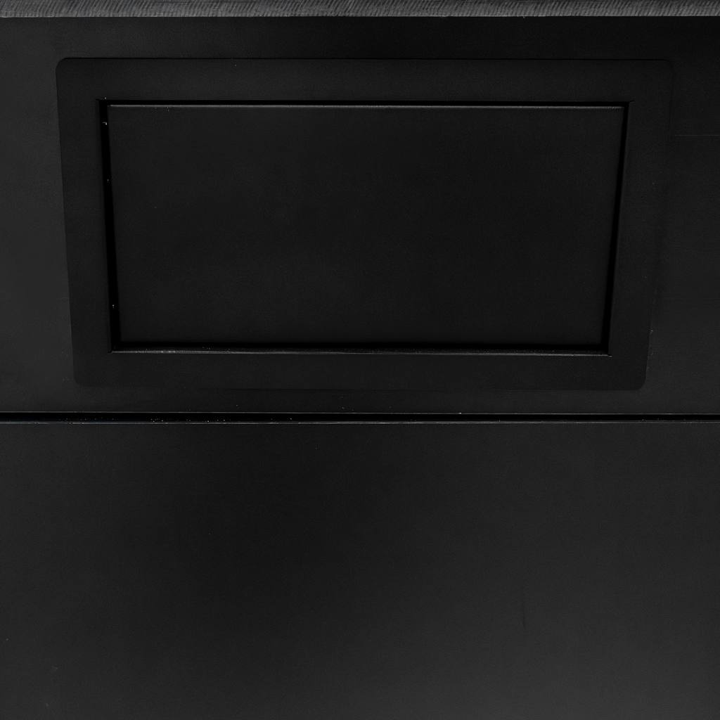 Mega-M mobile caffè nero 154x60x92 cm 3 ante tip-on