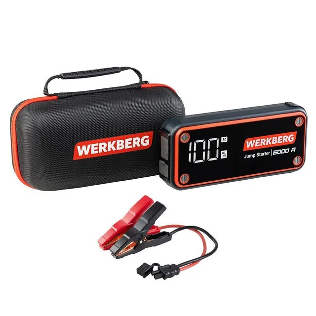 Werkberg AL009 avviatore batteria 36000mAh 6000A