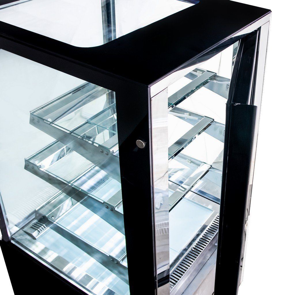 Mega-M Elsa S60 vetrina refrigerata pasticceria nera 3 ripiani