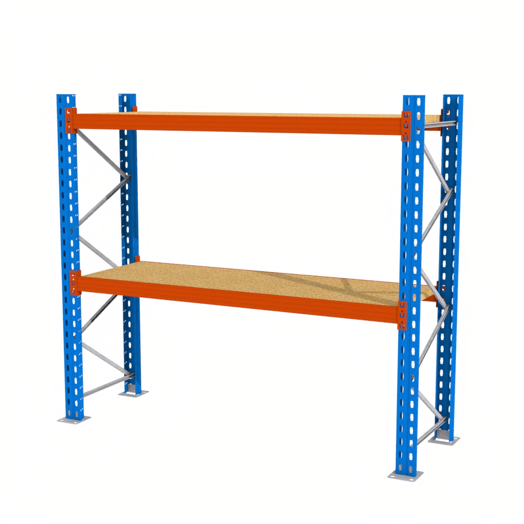 Mega-M XR scaffale magazzino 200x286x80 cm 2 ripiani 500 kg