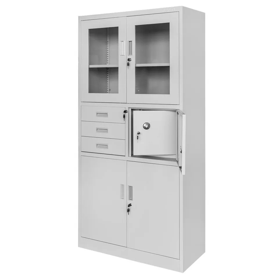 Mega-M Wenus armadio ufficio metallo vetrina 90x40x185 cm
