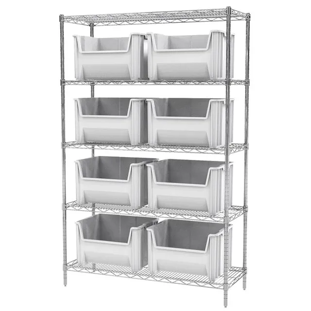 Akro-Mils AWS184813017 scaffale filo 5 ripiani 9 box