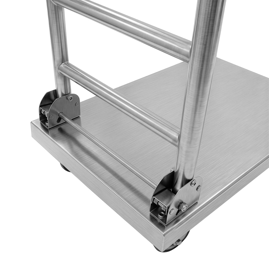 Mega-M X carrello trasporto inox 73x47x89 cm