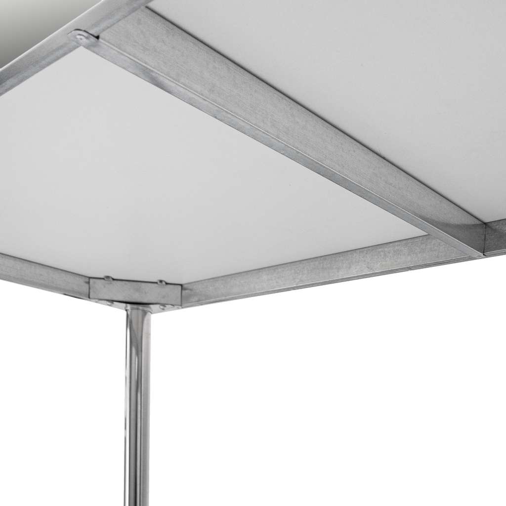 Mega-M X STANDARD tavolo inox a parete 160x60x85 cm con ripiano