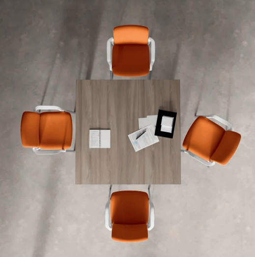 Agosistem Flycom ST825 sala riunioni 4 posti rovere