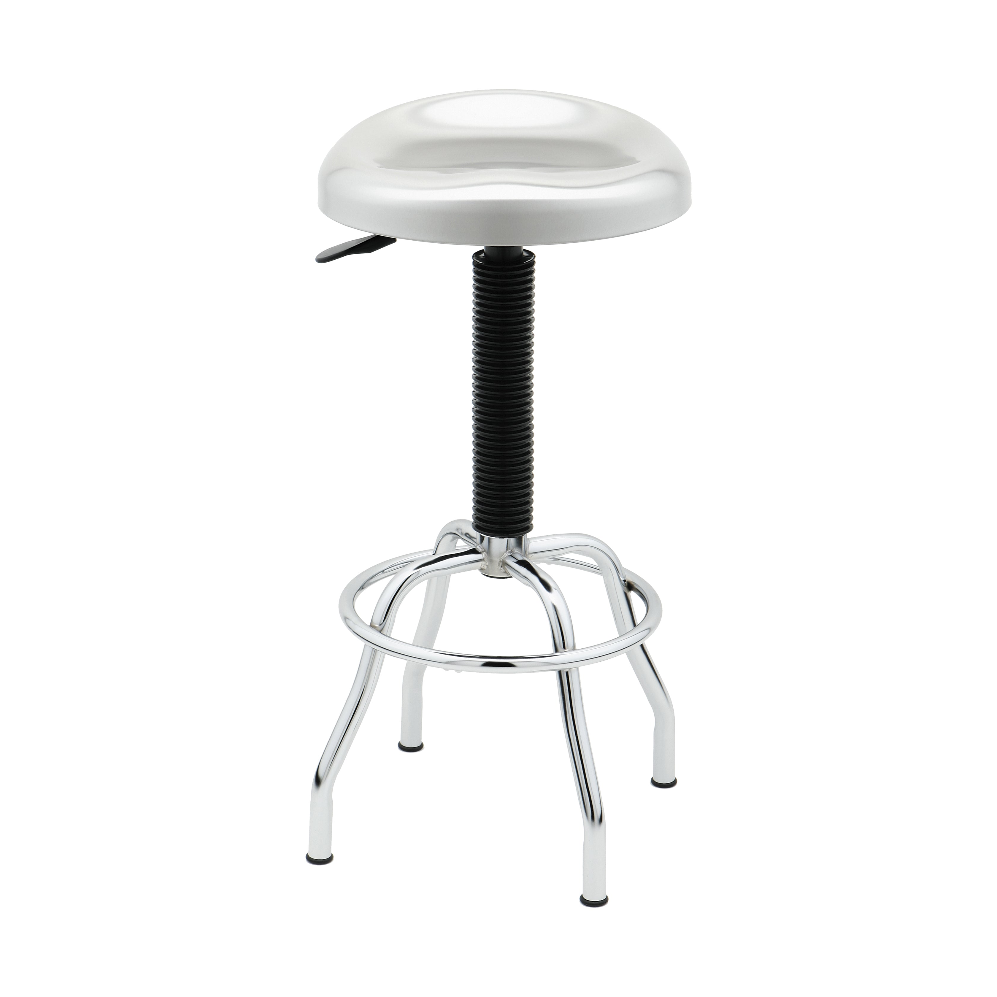 Seville Classics sgabello da lavoro inox regolabile 300 lb