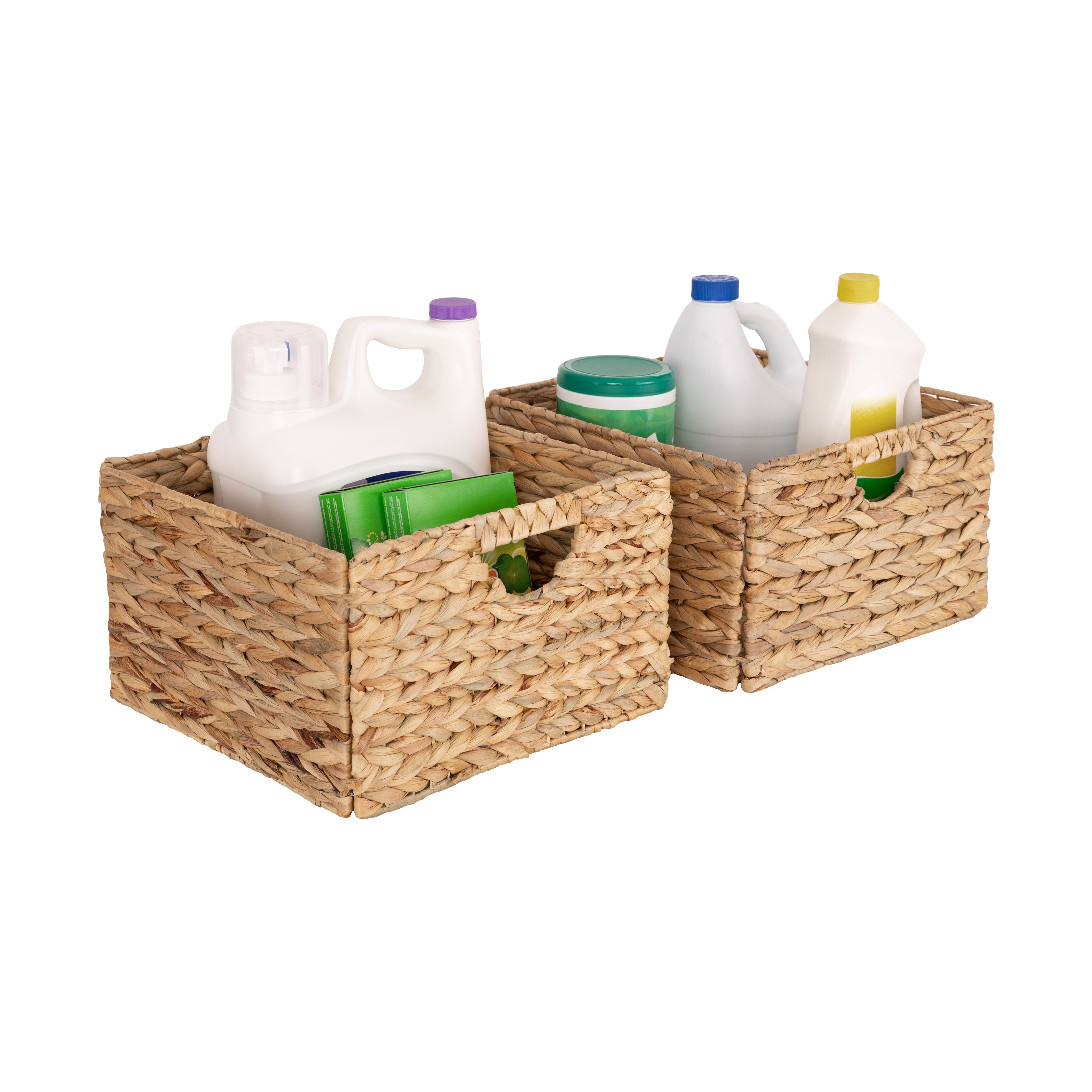 Seville Classics cestini giacinto 2 pezzi 33 cm naturali