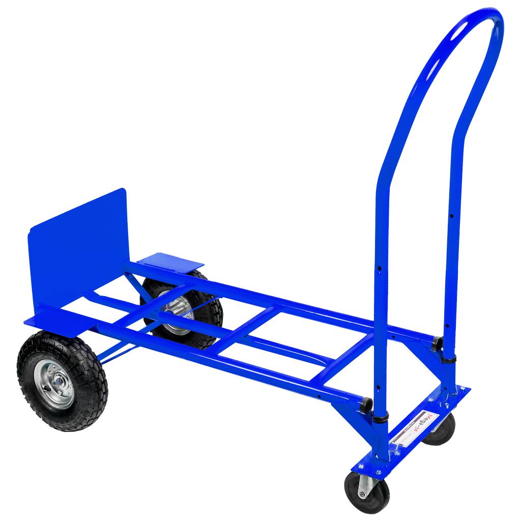 Mega-M 2in1 carrello trasporto pieghevole blu 250 kg