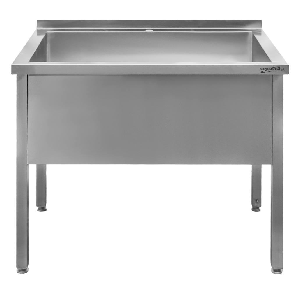 Mega-M lavatoio gastronomico 1 vasca 120x60x85 cm inox