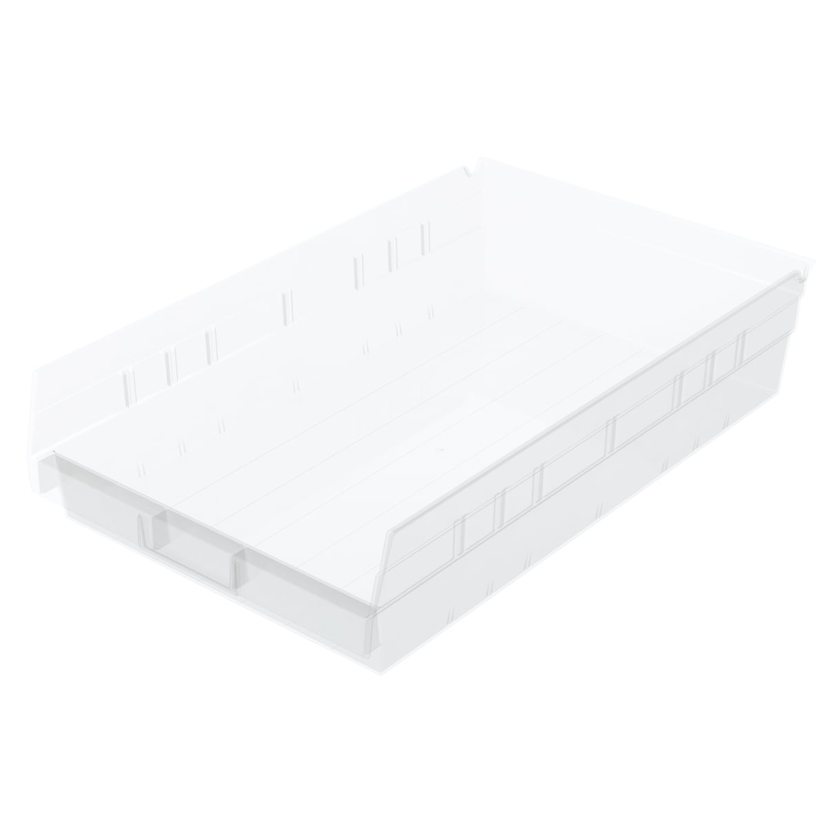 Akro-Mils 30178 box scaffale 45x28x10 cm fronte aperto