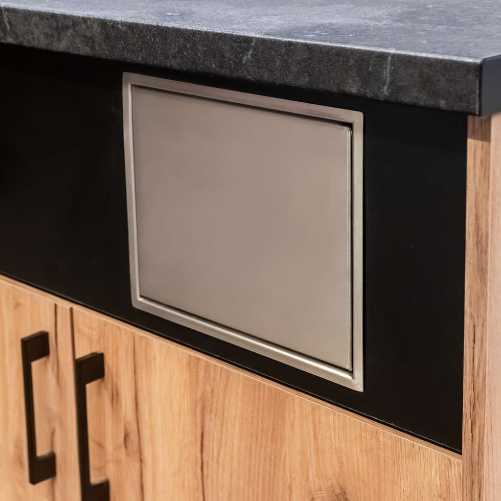 Mega-M Mobile Caffè Espresso 90x63x210 cm Rovere Grigio