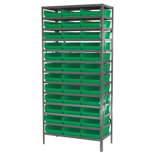 Akro-Mils AS1879178 scaffale metallo 13 ripiani 36 cassette