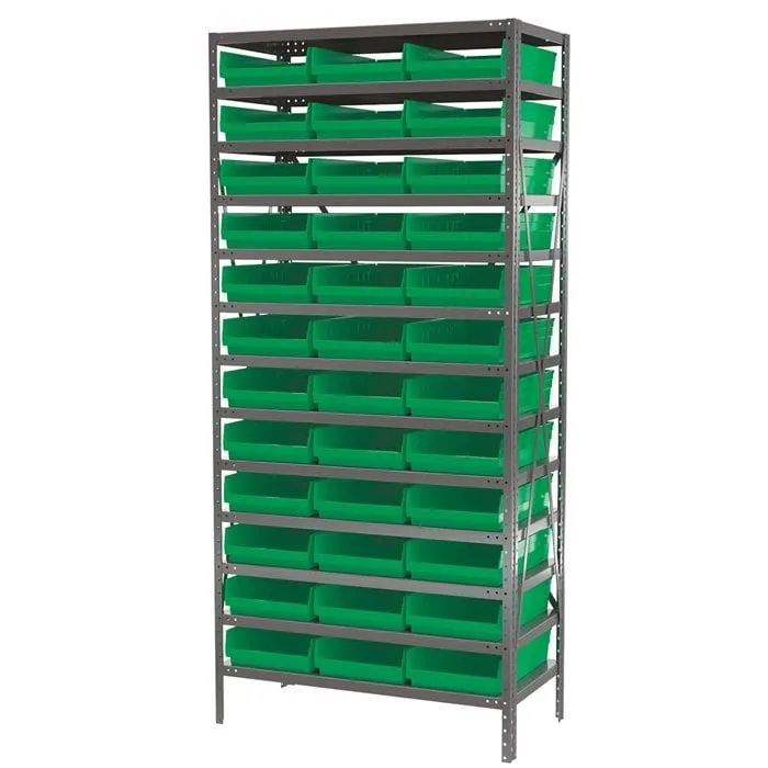 Akro-Mils AS1879178 scaffale metallo 13 ripiani 36 cassette