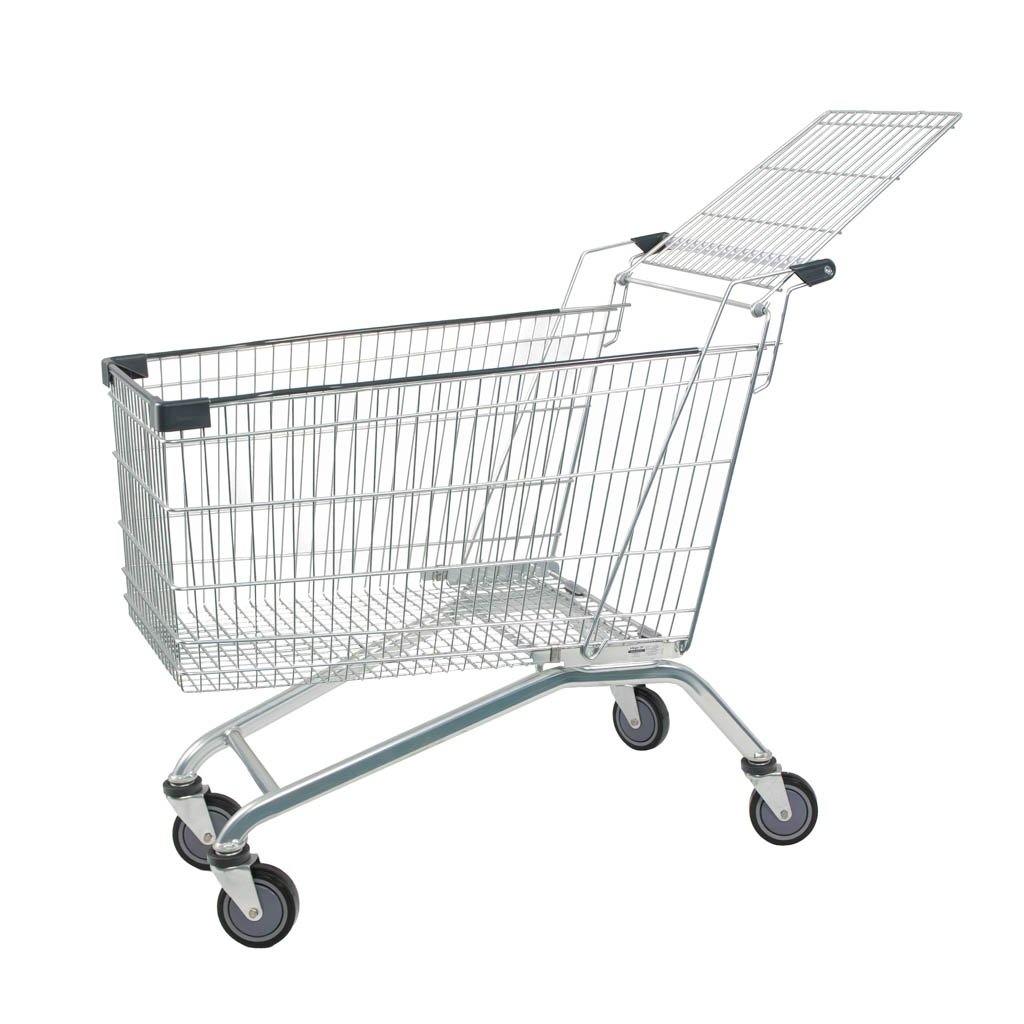 Mega-M YR carrello spesa 215 L zincato set 10 pezzi