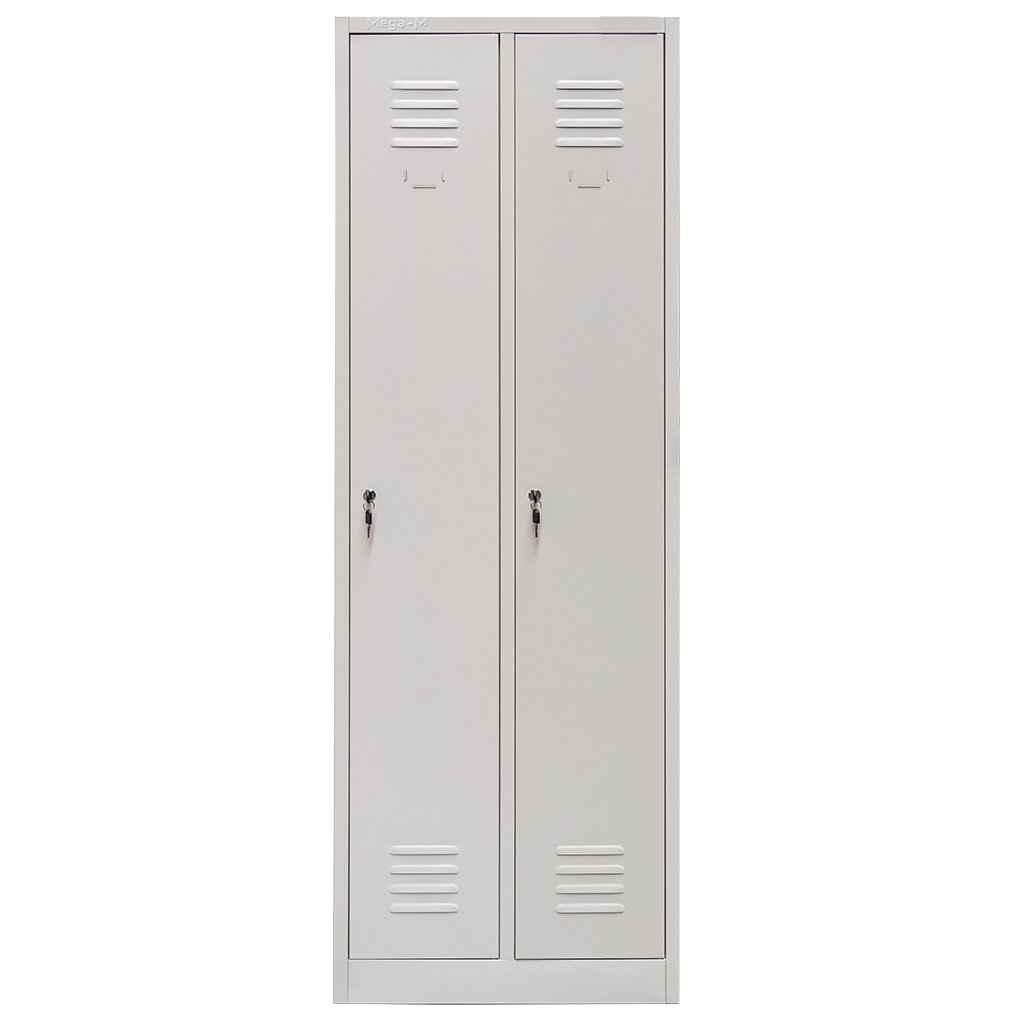 Mega-M S-60 armadio spogliatoio 2 ante grigio 60 cm