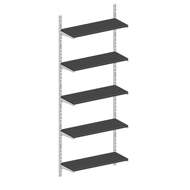 Agosistem Joker Kit 01 Scaffale a muro 5 ripiani 61x37x240