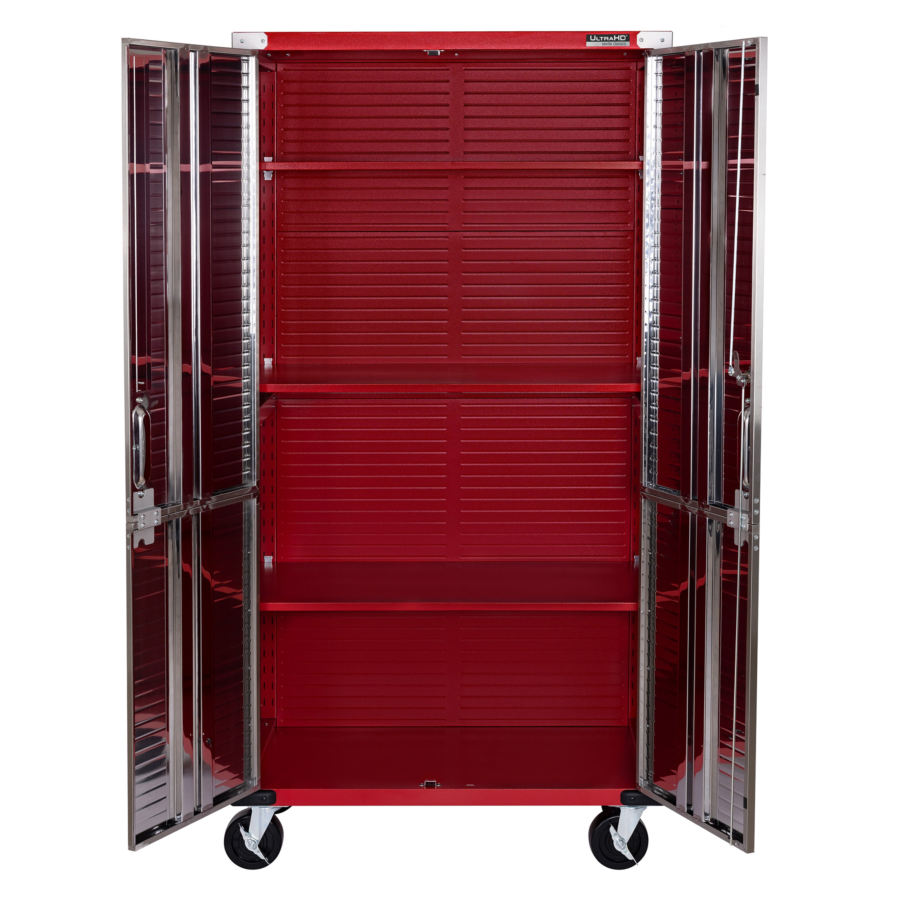 Seville Classics UltraHD UHD20153S mensole rosse 2 pezzi
