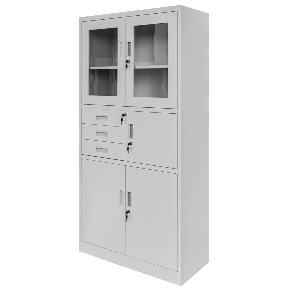 Mega-M Wenus armadio ufficio metallo vetrina 90x40x185 cm