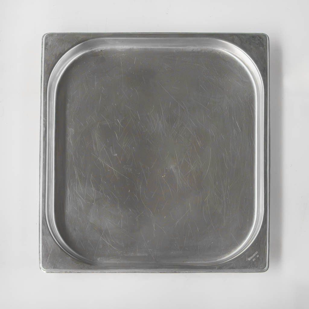 Vaschetta GN 2/3 contenitore inox 35,3x32,5x2 cm