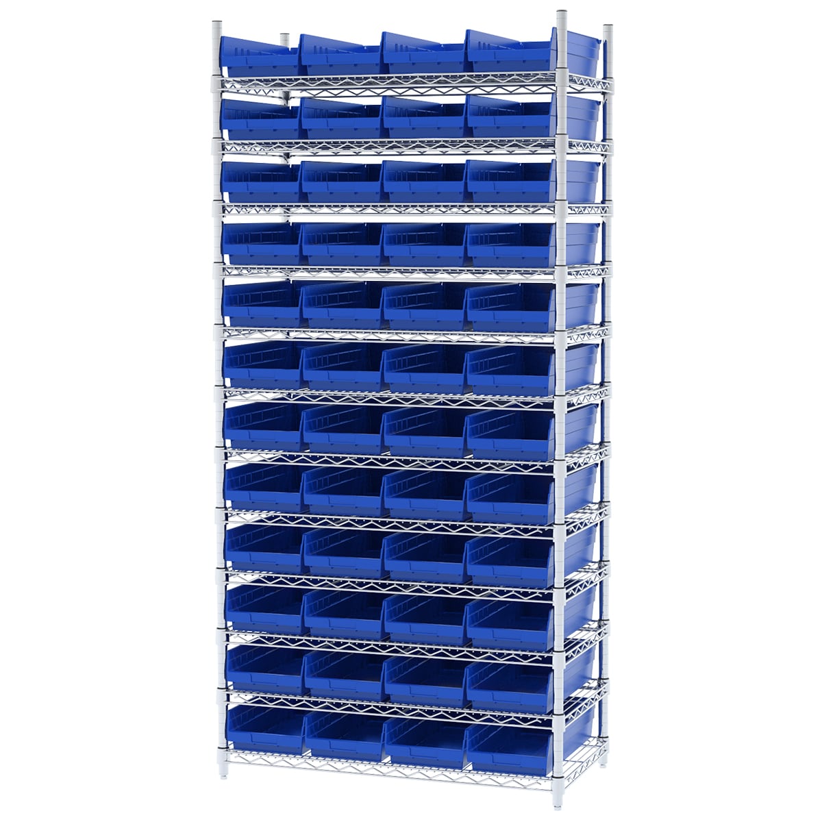 Akro-Mils AWS183630158 Scaffale Filo 48 Contenitori