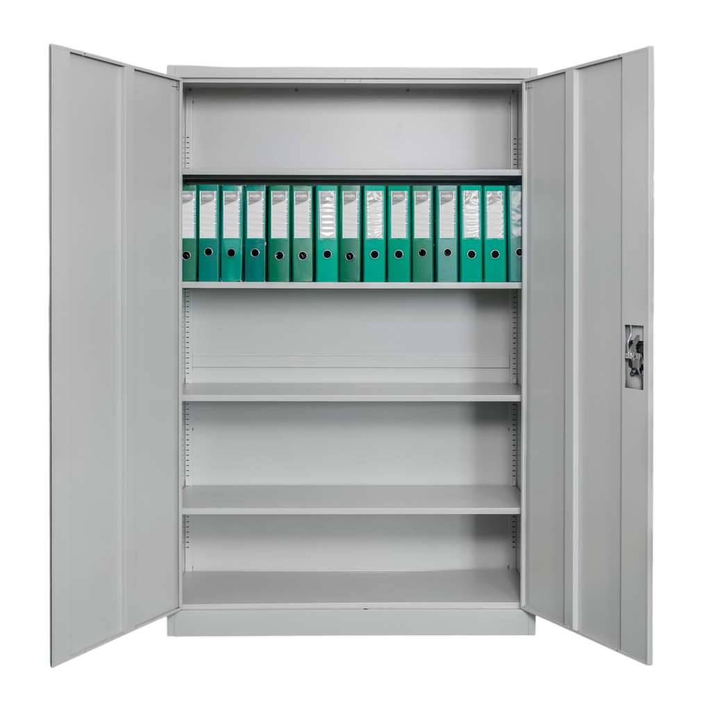 FURVERO W-102 S/S armadio ufficio grigio 120x40x185 cm