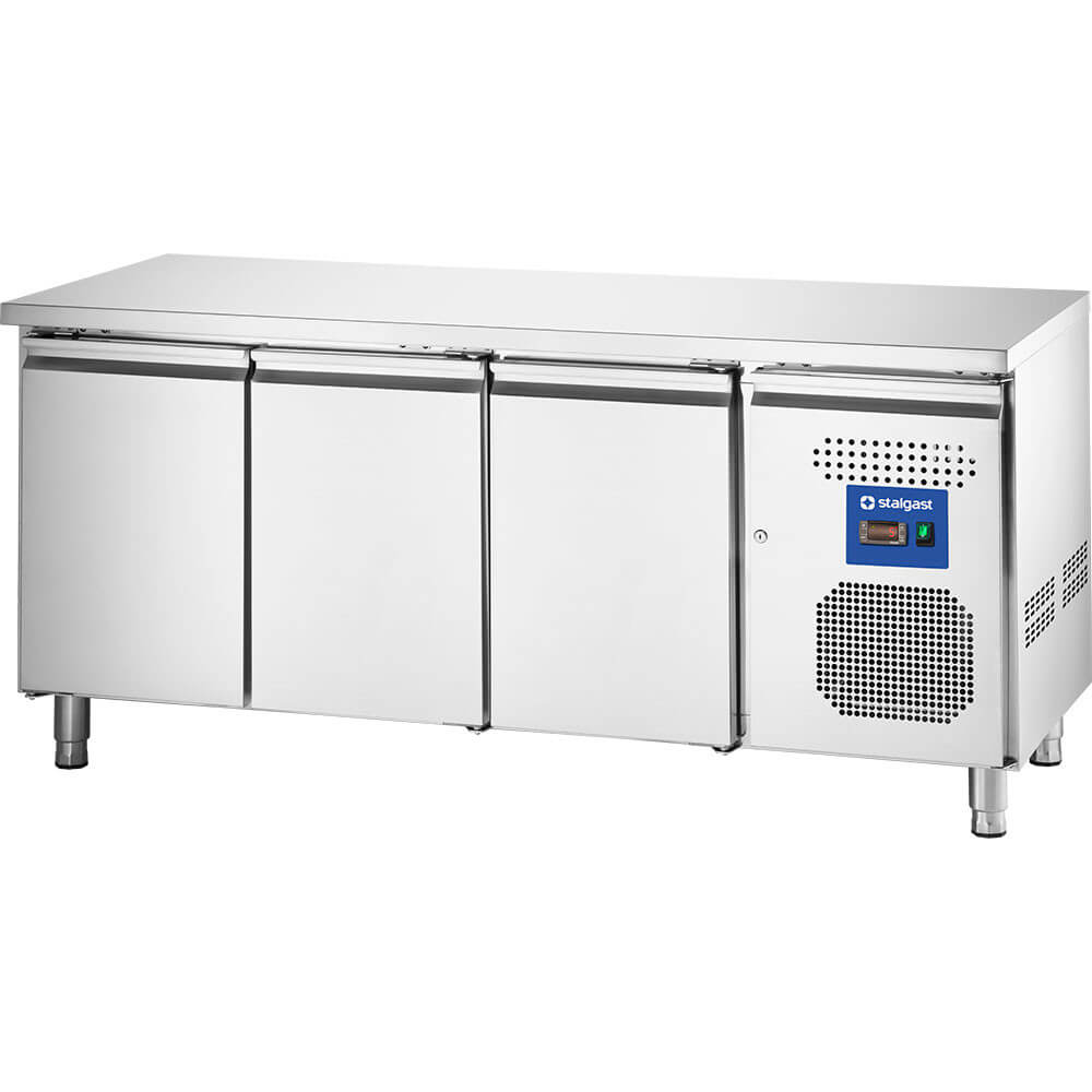 Stalgast 831036 tavolo refrigerato 3 porte 417 l inox