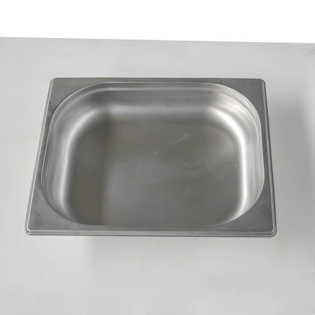 Bacinella GN 1/2 32,5x26,5x6,5 cm inox usata