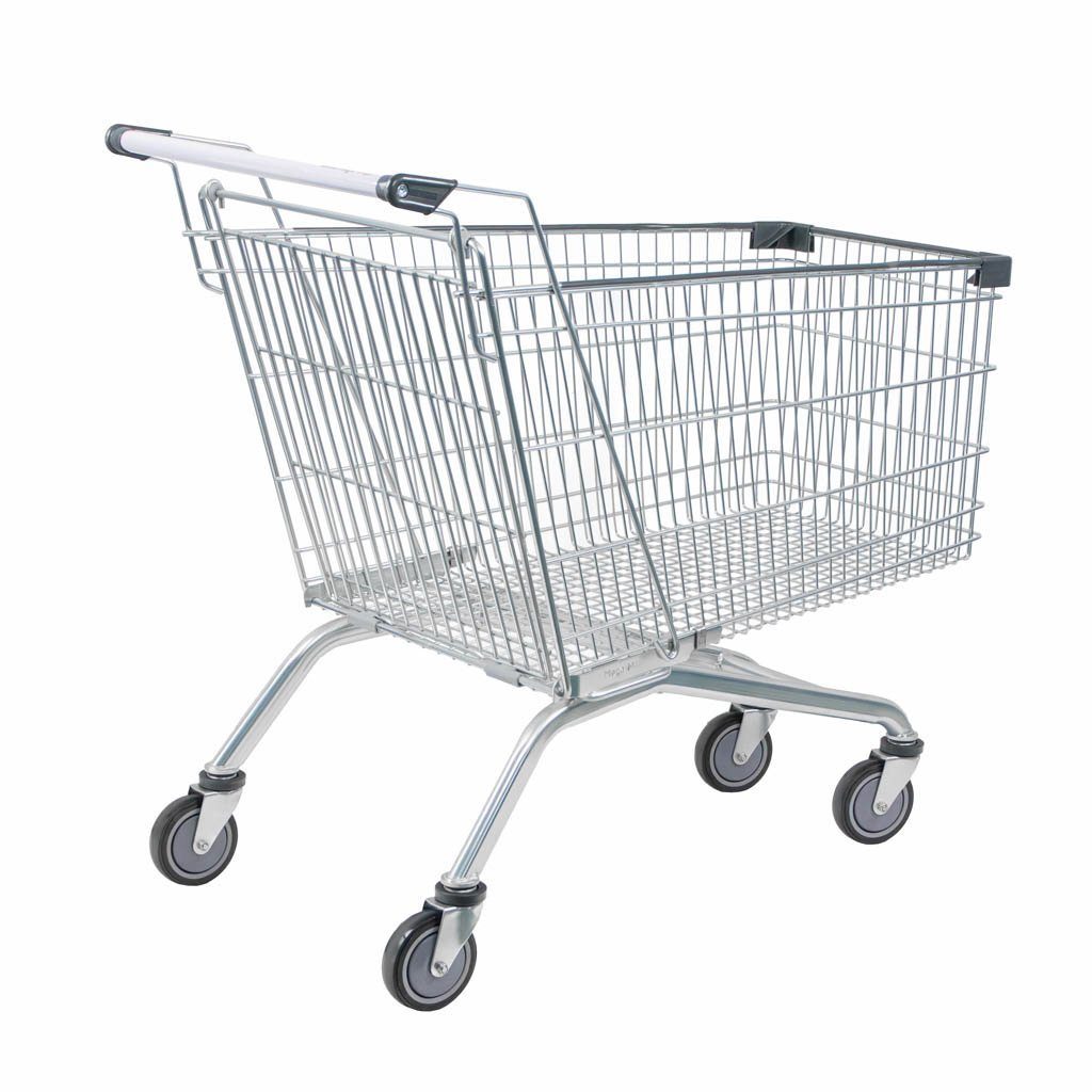 Mega-M YR 240L carrello spesa 240 litri 58 cm acciaio zincato