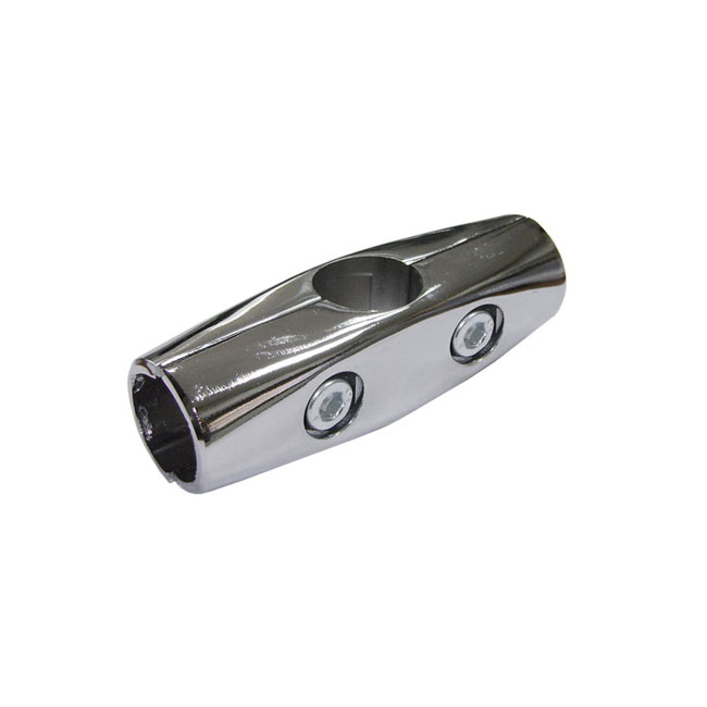 Agosistem Morsetto Doppio Tubo 25 mm Cromato 4 Vie