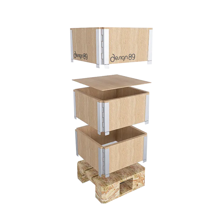 Design89 Contenitori Componibili per Scaffali