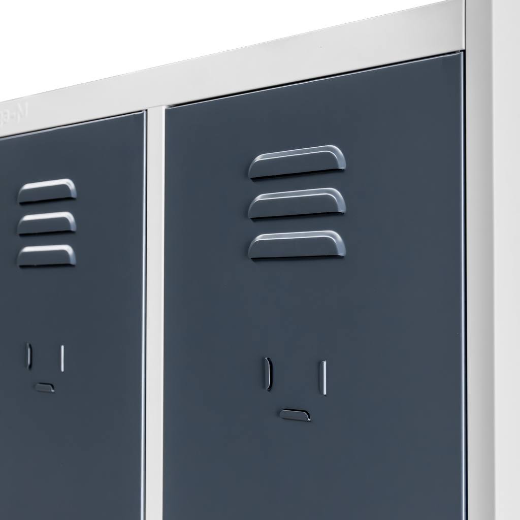 Mega-M armadio spogliatoio 2 ante L80 cm grigio grafite