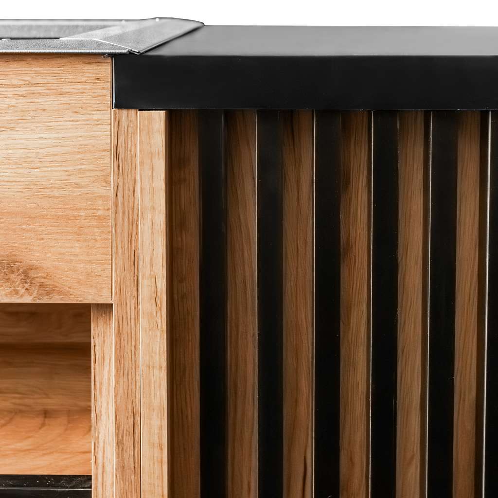 Mega-M banco cassa nastro automatico 250 cm rovere kraft
