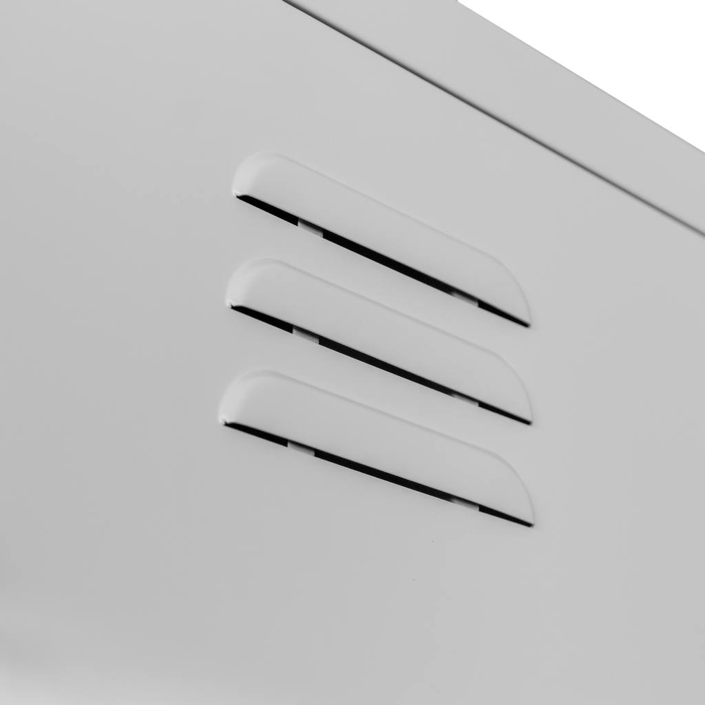 Mega-M 8 scomparti armadietto spogliatoio grigio 180 cm