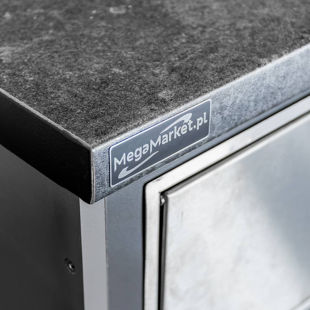 Mega-M mobile macchina caffè grigio 80,5x76x86 cm 2 vani
