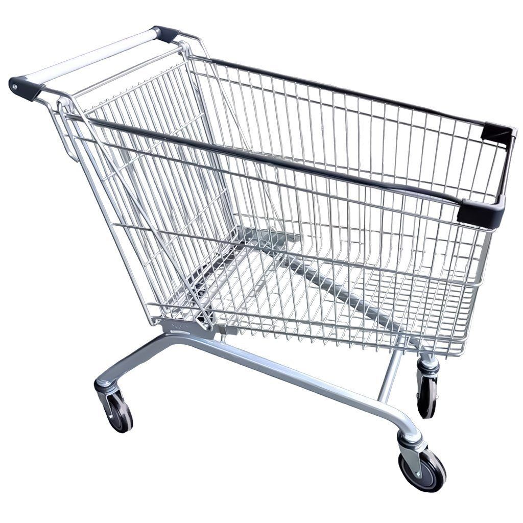 Mega-M YR 240L carrello spesa 240 litri set 10 pz zincato