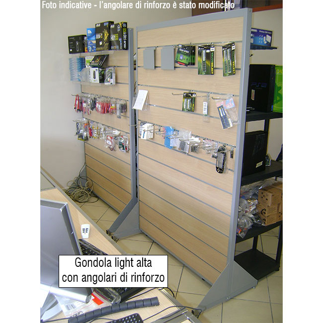Agosistem Light gondola alta bifronte 121x61x188 cm